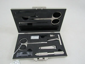 Rostfreir Stahl Mens 10 Piece Travel Grooming Kit-New Opened - Picture 1 of 10