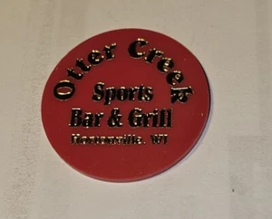Otter Creek Sports Bar & Grill Hortonville, WI plástico bueno para token #70 - Imagen 1 de 2