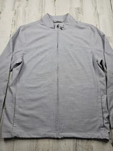 Chaqueta cortavientos Travis Mathew cremallera completa gris rendimiento para hombre talla XL - Imagen 1 de 8