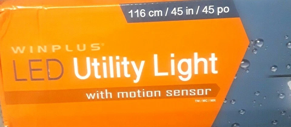 Winplus 45 inch LED Utility Light with Motion Sensor