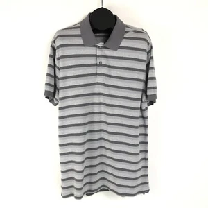 Eddie Bauer Kurzarm Poloshirt Herren Large gestreift 100% Baumwolle Freizeit Golf - Bild 1 von 10