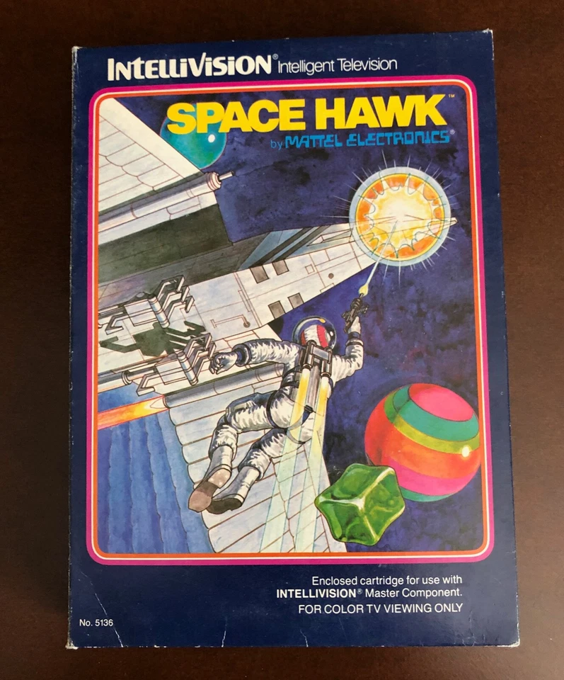 Space Hawk for Intellivision from Mattel Electronics CIB - Image 1 of 1