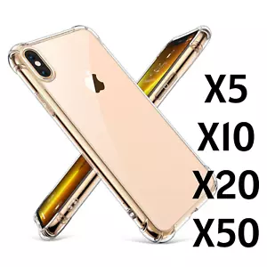 Custodia trasparente all'ingrosso silicone antiurto per iPhone SE XR XS Max 7 8 - Foto 1 di 15