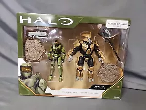 Halo Infinite Heroes vs Villains Master Chief + Brute Chieftain Actionfigur  - Bild 1 von 12