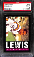 1985 Topps #95 LEO LEWIS PSA 9 21705339