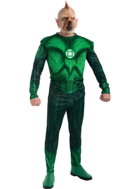 Disfraz de Tomar-Re Linterna Verde Rubíes Adulto Foto 1 de 2