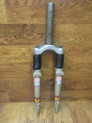 VINTAGE ROCK SHOX 1 1/8" x 6 1/4" THREADLESS CANTI 26" SUSPENSION FORK - PARTS - Image 1 of 4