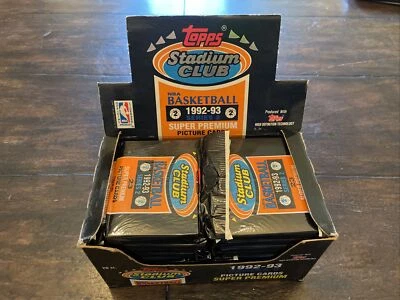 (1) jumbo pack 1992-93 Topps Stadium Club Series 2 Shaq/Jordan Beam Team?