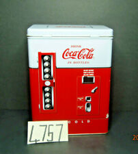 Vintage Style  Coca Cola Bottles Coke Vending Machine Red Tin