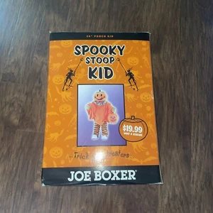 Vintage Nuovo con etichette Joe Boxer Spooky Stoop bambino 36" Halloween dolcetti urlo zucca - Foto 1 di 13