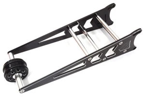 Black Billet Machined Wheelie Bar Upgrade for Traxxas 1/10 Drag Slash 2WD - Picture 1 of 1