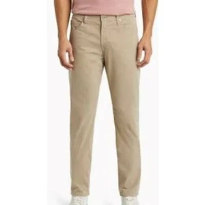 AG NWT Adriano Goldschmied Everett Sueded Stretch Sateen Slim Straight Leg Pants - Picture 1 of 11