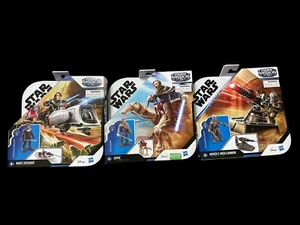 Star Wars Mission Fleet Set Anakin Skywalker, Obi-One Kenobi, & The Mandalorian - Picture 1 of 7