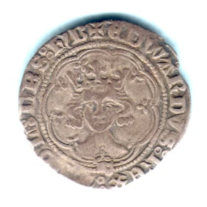 Great Britain. (1361-69) Edward 111 - Halfgroat..  London Mint..  VF - Bild 1 von 2