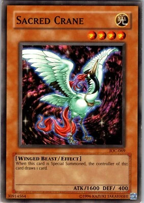 Yu-Gi-Oh TCG Sacred Crane IOC-069 Unlimited Regular Common Card LP-NM - Image 1 of 2