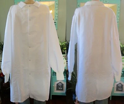 Best Medical Unisex Lab Coat L/S With Knit Cuffs 42" Length White Size 2X - Image 1 of 4