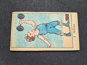1920 W542 Carta a strisce disegni sportivi # 5 atleta (in perfette condizioni/ex) - Foto 1 di 3