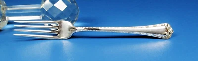 Tenedor de cena de plata de ley con romero de Easterling... 7 1/4" Foto 1 de 4