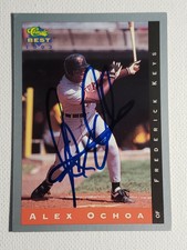 1993 Classic Best Alex Ochoa Autograph Orioles Mets Reds Brewers Twins Auto 