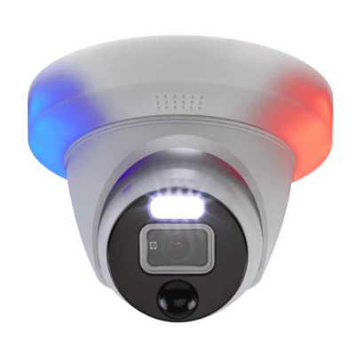 Swann Add-On DVR Flashing Light Dome Security Cam with Sensor Spotlight, 4K - Image 1 of 4
