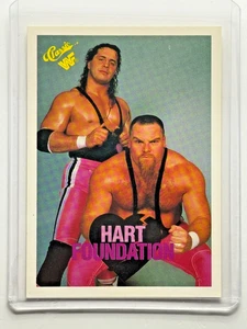1990 Classic WWF #38 Hart Foundation Wrestling - Picture 1 of 2