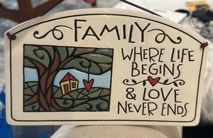 Michael Macone Wandrelief Dekor Spooner Creek Love Never Ends... - Bild 1 von 4