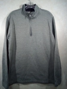 Rorie Whelan Golf Pullover Herren L grau 1/4 Zip Langarm Outdoor - Bild 1 von 8