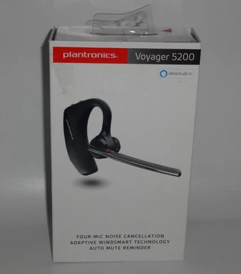 Plantronics Voyager 5200 Bluetooth Headset Alexa Built-In Model ID: POTE16 NEW - Image 1 of 4