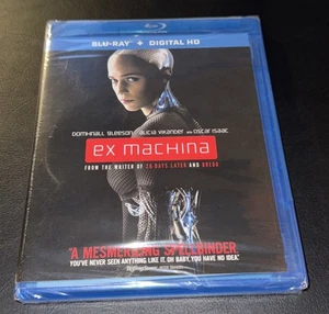 New! "EX MACHINA" (2014) Alex Garland Vikander Gleeson Isaac BLU-RAY **SEALED** - Picture 1 of 6