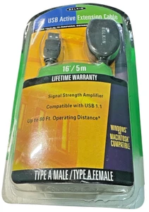 USB Active Extension Cable 1.1 16' type Male A / A female - Photo 1/2
