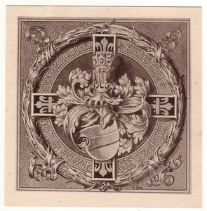 ERNST KRAHL: Exlibris für Eugen Erzherzog von Österreich - Picture 1 of 1