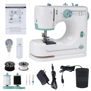 Portable Sewing Machine 12 Stitches | Multifunctional Mini for Travel & Craft - Picture 1 of 16
