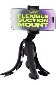 Trépied flexible Tenikle Pro support caméra et téléphone ventouse pliable noir - Photo 1 sur 9
