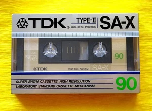 1x TDK SA-X 90 "Die Goldene" Cassette Tape 1986-1987 + OVP + SEALED + - Picture 1 of 2