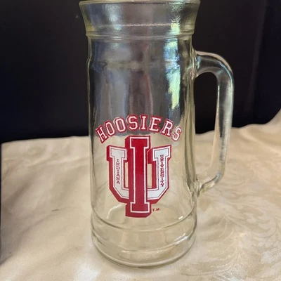 Taza Indiana Hoosiers Peanuts O' Nuts Glass Stein-Indiana University IU - Fisher Foto 1 de 4