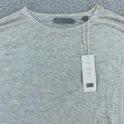 Camisa Vince Mujer CROP FIT Grande Dolman Ligera Viscosa Top Blusa Foto 1 de 4