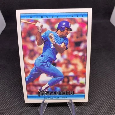 1992 Donruss Jim Eisenreich Kansas City Royals #297 - Image 1 of 2