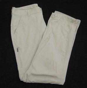 Columbia Womens Size 8 Beige Convertible Hiking Pants Shorts 5 Pockets Nylon - Picture 1 of 4