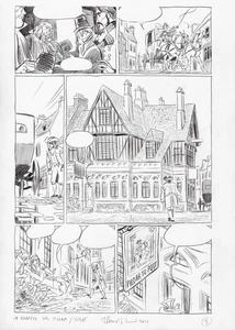 STEFANO TURCONI - Tavola originale Le ragazze del Pillar p.5 - Picture 1 of 1