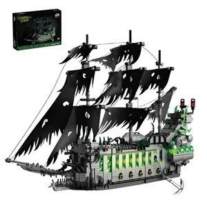Pirate Ship Building Sets for Adult with Lights,Ghost Ship Building Blocks Se... - Picture 1 of 7