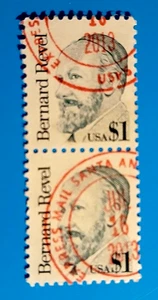 SCOTT # 2193 - PAAR GEBRAUCHTE 1992 BERNARD REVEL $1,00 BRIEFMARKEN - SEHR GUTER ZUSTAND - Bild 1 von 2