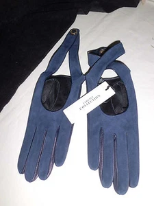 Versace Collection Gloves  Guanti  nappa  Blue  size L € 180,00 - Bild 1 von 5