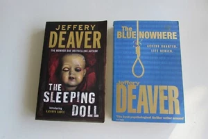 2 Jeffery Deaver Books - The Blue Nowhere + The Sleeping Doll: Kathryn Dance - Picture 1 of 16