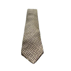 Nautica Mens Tie Golf Purple Geometric Silk Classic Designer Vintage - Picture 1 of 8