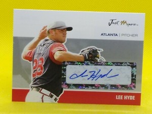 Lee Hyde 2007 Just Minors AUTOGRAPH  #JA-22 Atlanta Braves ***3/10***