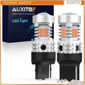 2 x T20 WY21W 7440 W21W 26 SMD AMBER LED ORANGE INDICATOR SIGNAL LIGHT BULBS 12V - Picture 1 of 7