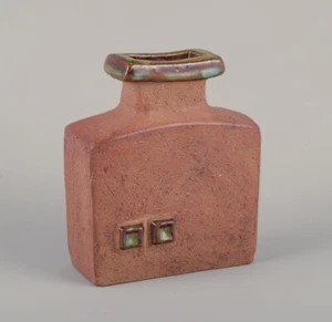 Curt Magnus Addin, Swedish ceramist. Ceramic vase in a modernist style. - Picture 1 of 7