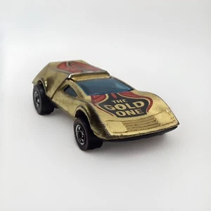 1969 Mattel HOT WHEELS BUZZ-OFF Red-Line Hong Kong The Gold One - Picture 1 of 13