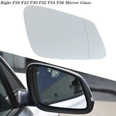 Right Side Wind Heated Mirror Glass For Bmw F20 F22 F30 F32 F34 1 2 3 4 Series - Image 1 of 4