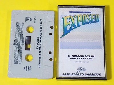 EXPOSED: TODAY'S PROVOCATIVE NEW ROCK - VARIOUS ARTISTS (Cassette, 1981, CBS) - Image 1 of 2